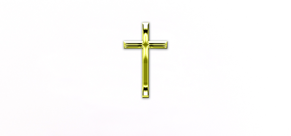 White Faux (Gold Cross) PROOF